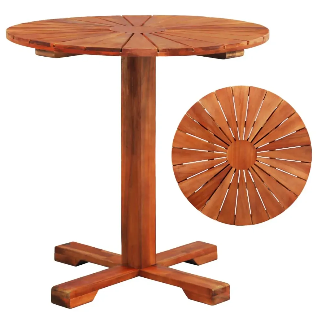 Bistro Table 70x70 cm Solid Acacia Wood Bistro Table 70x70 cm Solid Acacia Wood