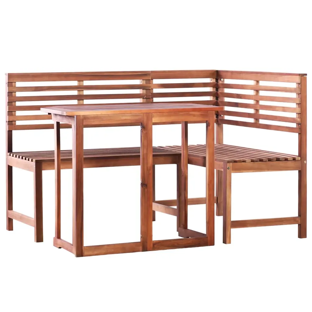 2 Piece Bistro Set Solid Acacia Wood 2 Piece Bistro Set Solid Acacia Wood
