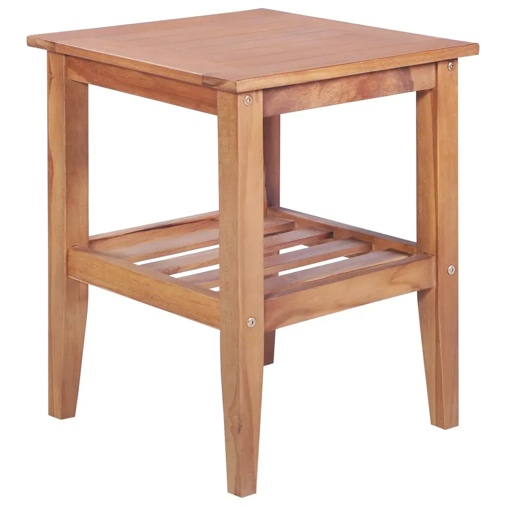 Coffee Table 40x40x50 cm Square Solid Teak Coffee Table 40x40x50 cm Square Solid Teak