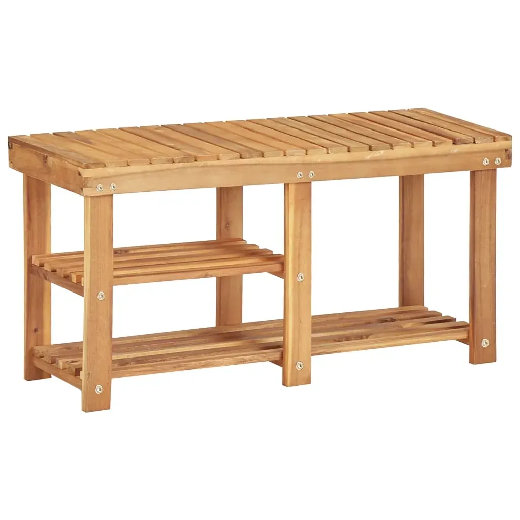 Shoe Rack 90x32x46 cm Solid Acacia Wood Shoe Rack 90x32x46 cm Solid Acacia Wood