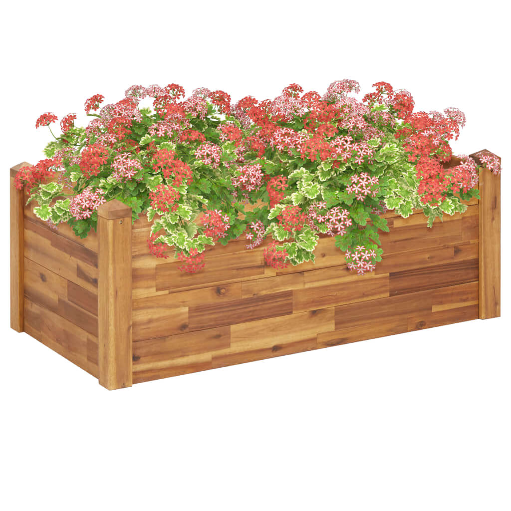 Garden Raised Bed 110x60x44 cm Solid Acacia Wood Garden Raised Bed 110x60x44 cm Solid Acacia Wood