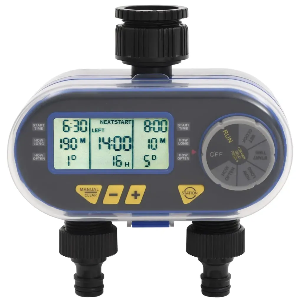 Automatic Digital Water Timer with Dual Outlet Automatic Digital Water Timer with Dual Outlet