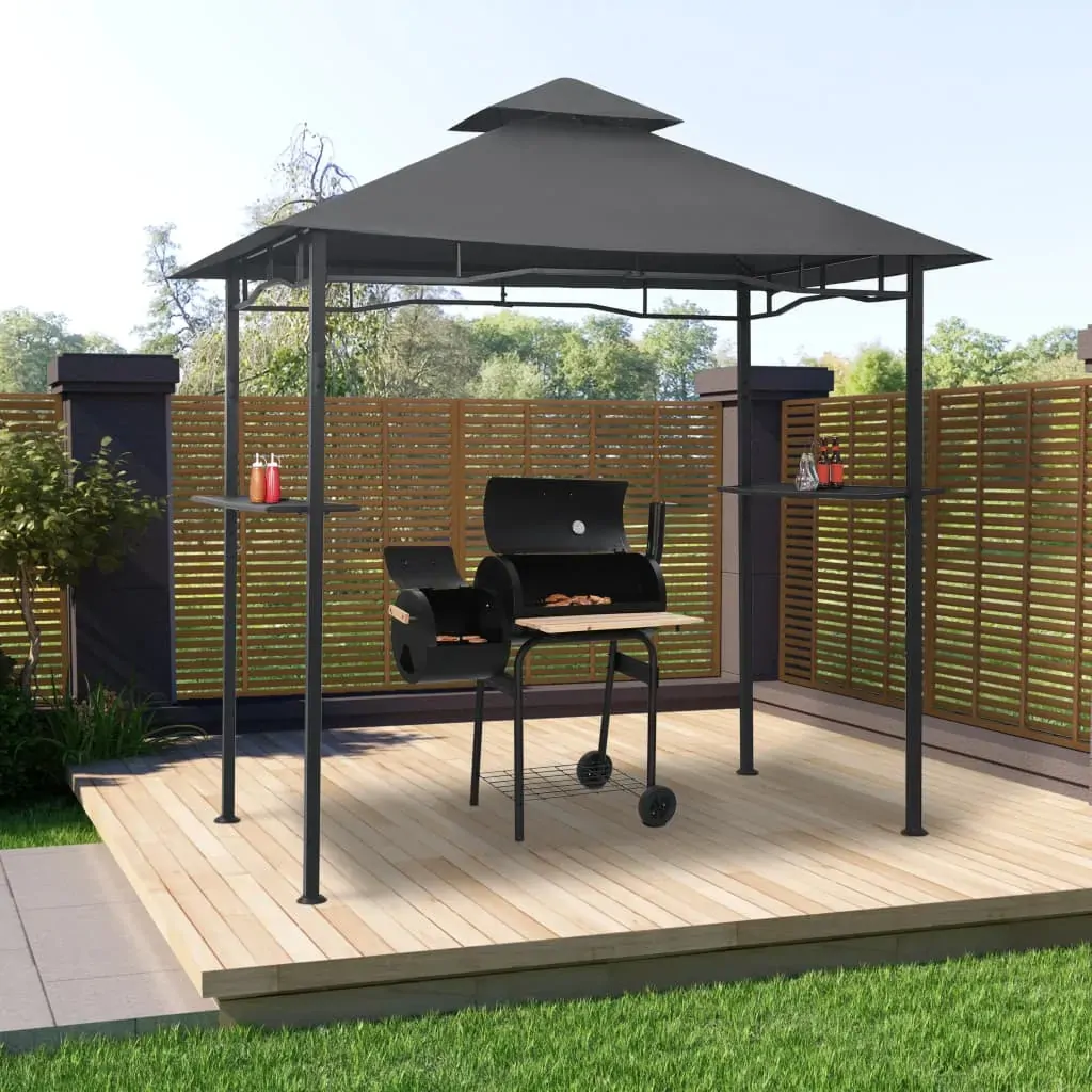 BBQ Gazebo 240x150x255 cm Anthracite Steel BBQ Gazebo 240x150x255 cm Anthracite Steel