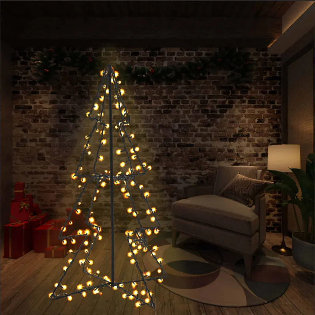 Christmas Cone Tree 160 LEDs Indoor and Outdoor 78x120 cm Christmas Cone Tree 160 LEDs Indoor and Outdoor 78x120 cm
