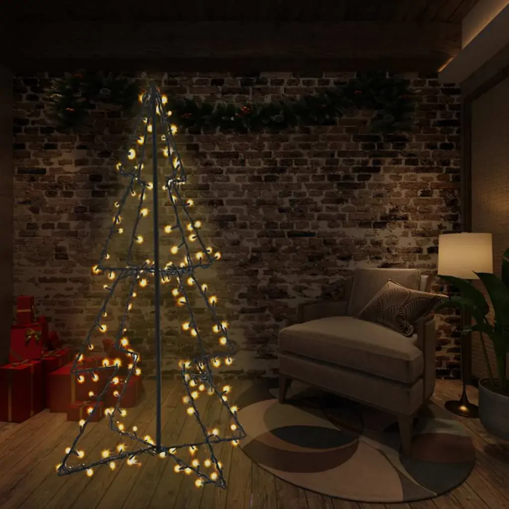 Christmas Cone Tree 240 LEDs Indoor and Outdoor 115x150 cm Christmas Cone Tree 240 LEDs Indoor and Outdoor 115x150 cm
