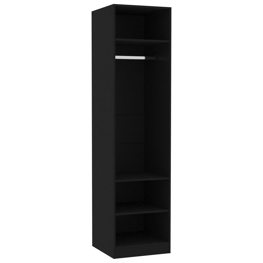 Wardrobe Black 50x50x200 cm Engineered Wood Wardrobe Black 50x50x200 cm Engineered Wood