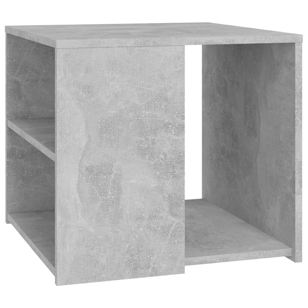 Side Table Concrete Grey 50x50x45 cm Engineered Wood Side Table Concrete Grey 50x50x45 cm Engineered Wood