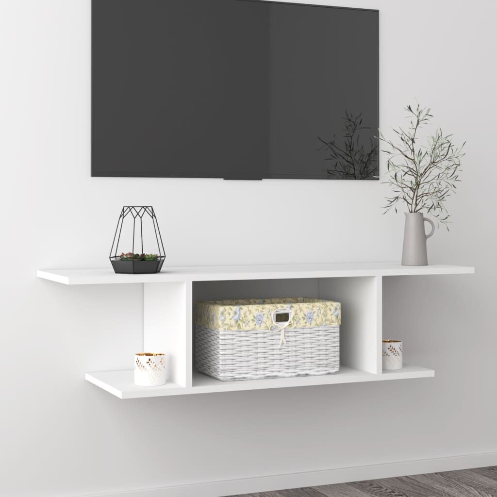 Wall Mounted TV Cabinet White 103x30x26.5 cm Wall Mounted TV Cabinet White 103x30x26.5 cm