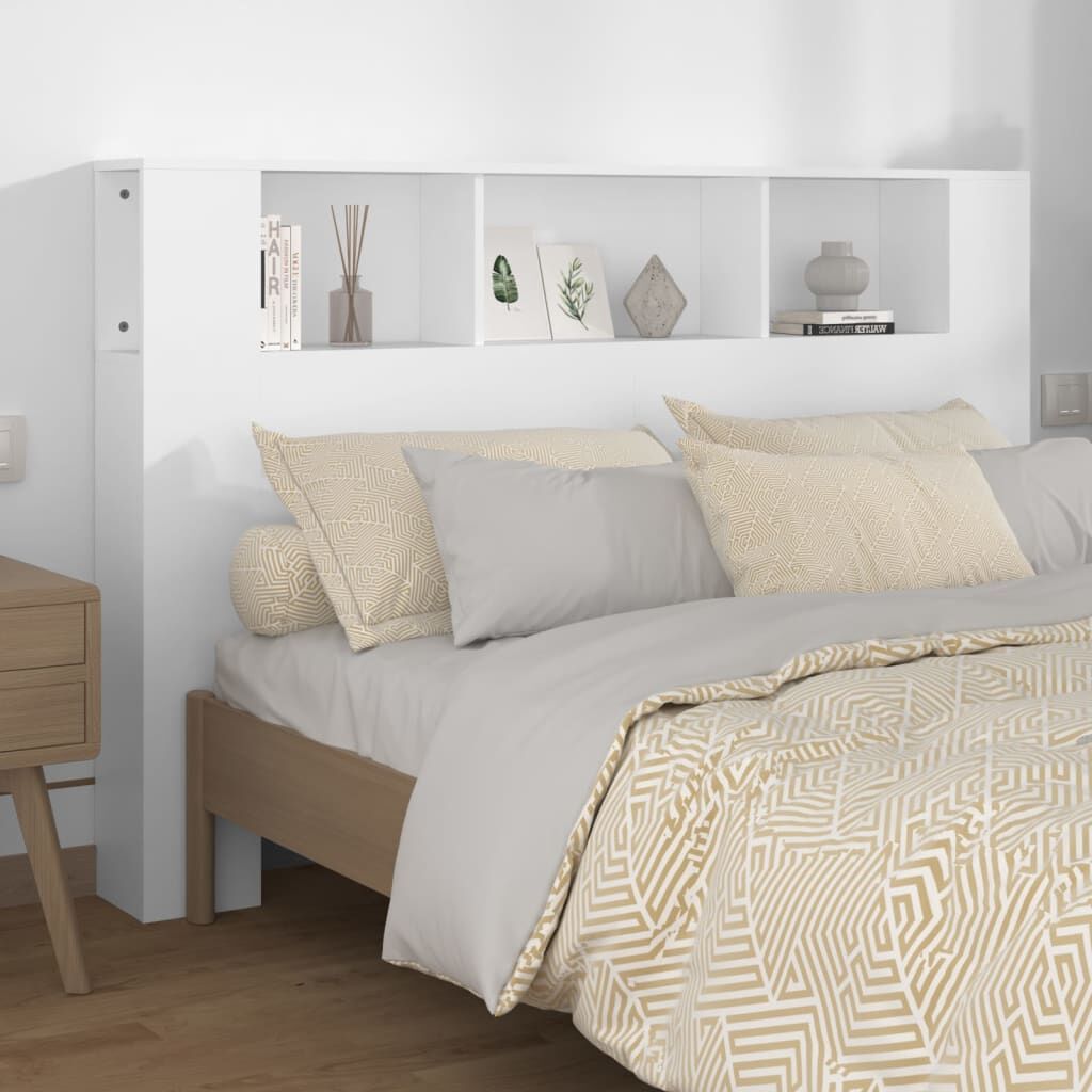 Headboard Cabinet White 160 cm Headboard Cabinet White 160 cm