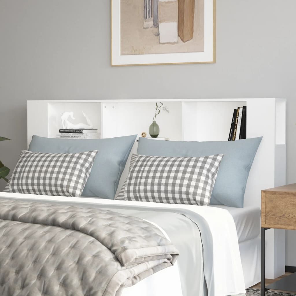 Headboard Cabinet White 180 cm Headboard Cabinet White 180 cm