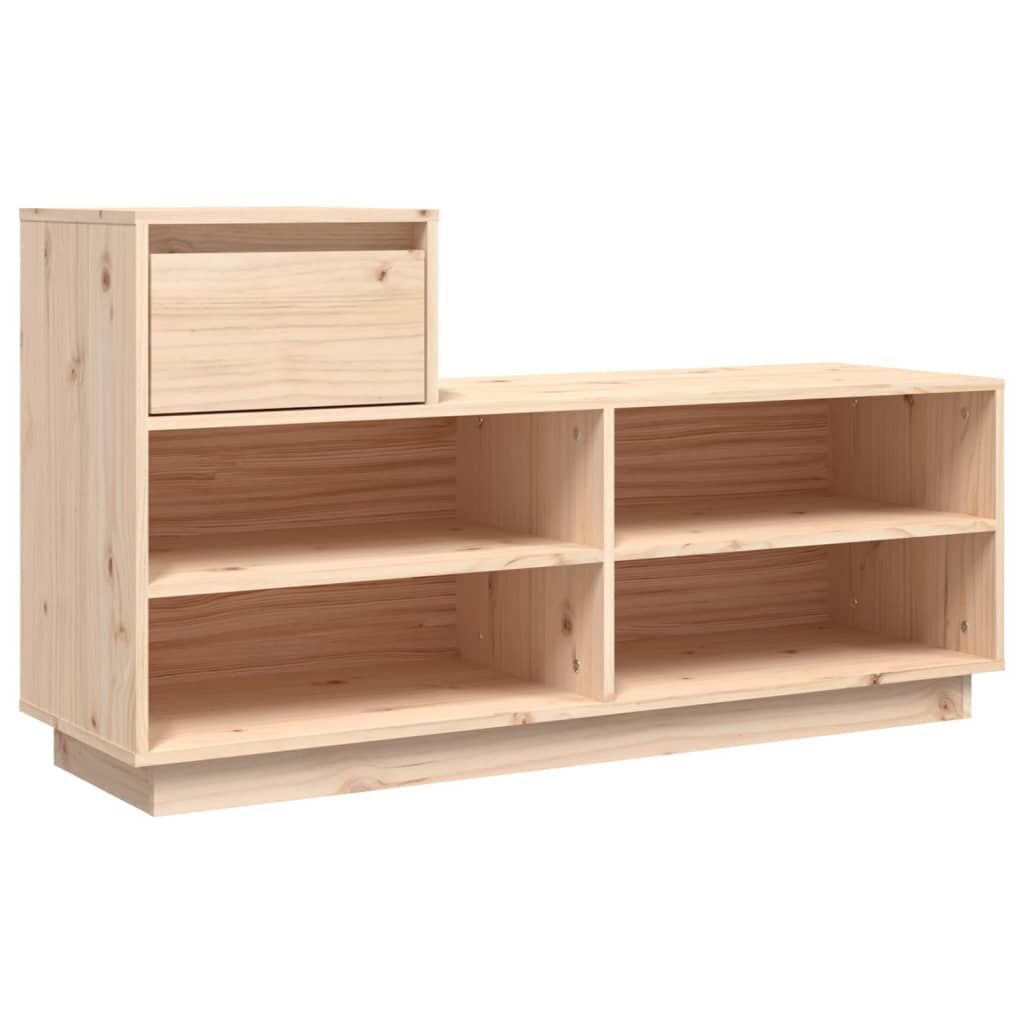 Shoe Cabinet 110x34x61 cm Solid Wood Pine Shoe Cabinet 110x34x61 cm Solid Wood Pine