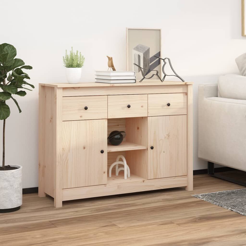 Sideboard 100x35x74.5 cm Solid Wood Pine Sideboard 100x35x74.5 cm Solid Wood Pine