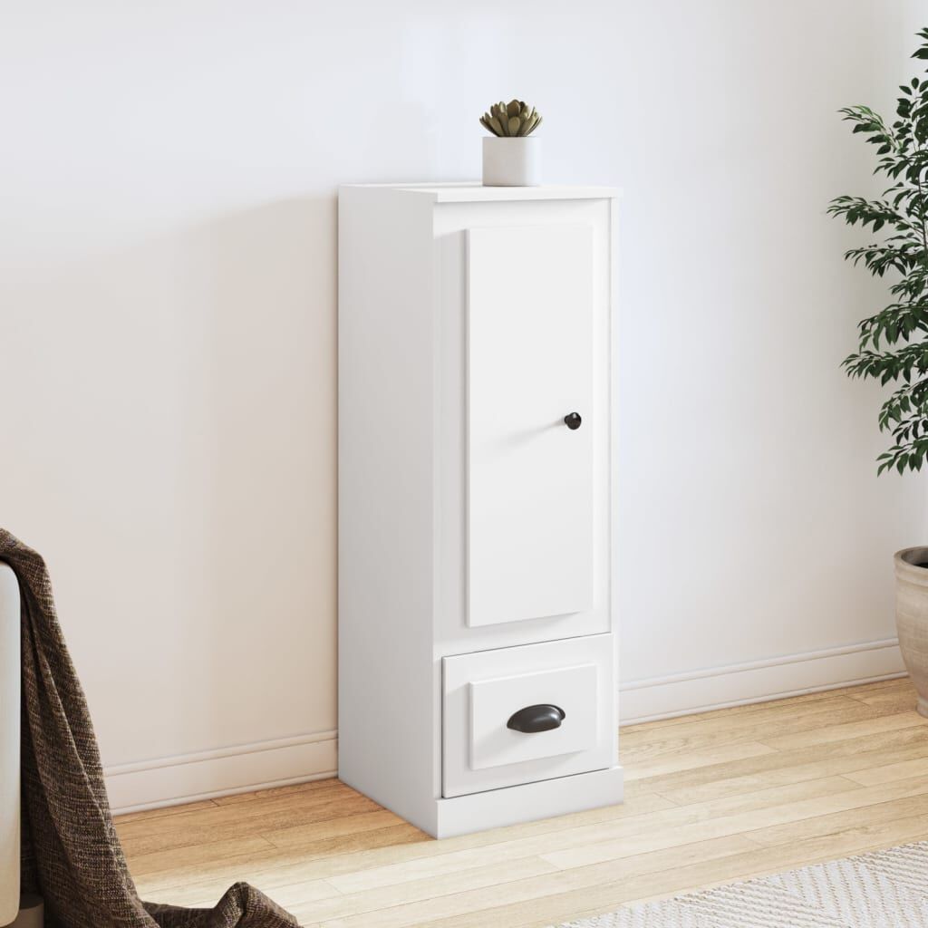Highboard White 36x35.5x103.5 cm Engineered Wood Highboard White 36x35.5x103.5 cm Engineered Wood