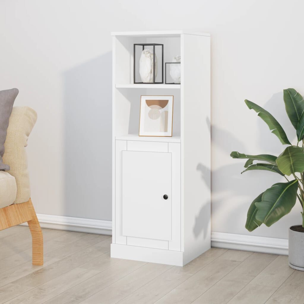Highboard White 36x35.5x103.5 cm Engineered Wood Highboard White 36x35.5x103.5 cm Engineered Wood
