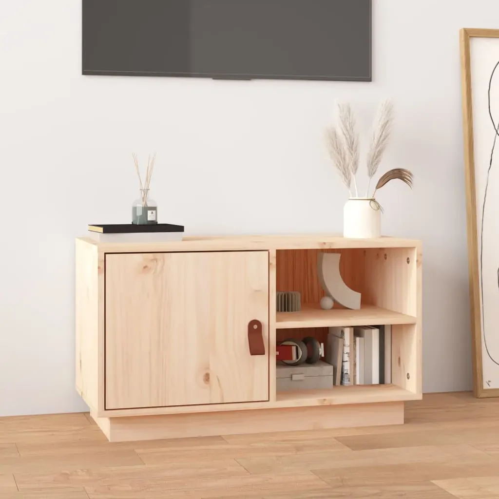 TV Cabinet 70x34x40 cm Solid Wood Pine TV Cabinet 70x34x40 cm Solid Wood Pine