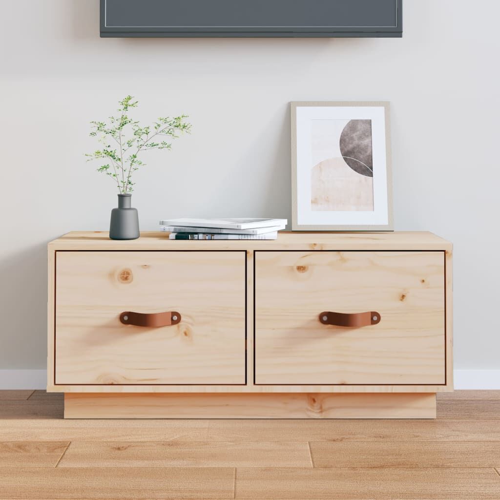 TV Cabinet 80x34x35 cm Solid Wood Pine TV Cabinet 80x34x35 cm Solid Wood Pine