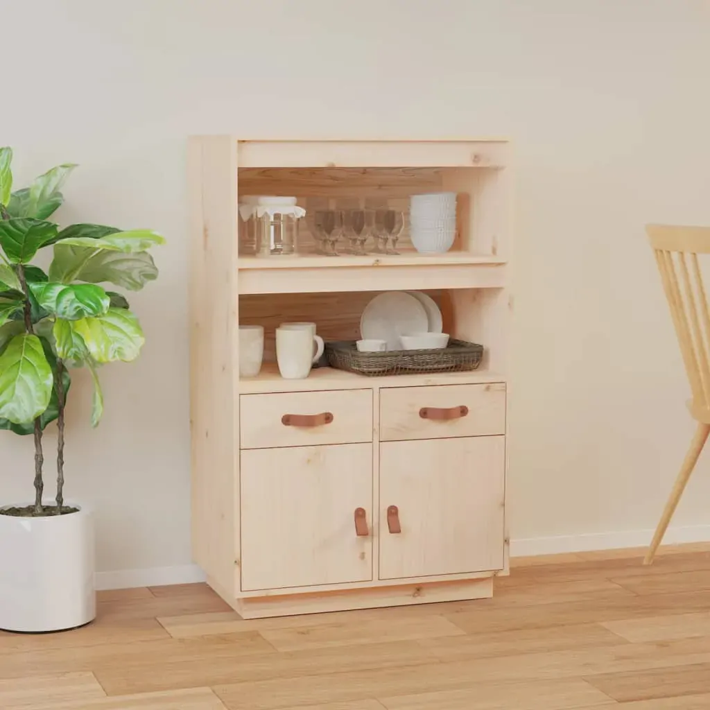 Highboard 67x40x108.5 cm Solid Wood Pine Highboard 67x40x108.5 cm Solid Wood Pine