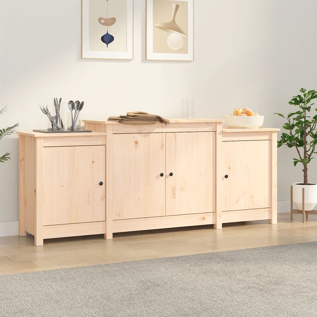 Sideboard 164x37x68 cm Solid Wood Pine Sideboard 164x37x68 cm Solid Wood Pine