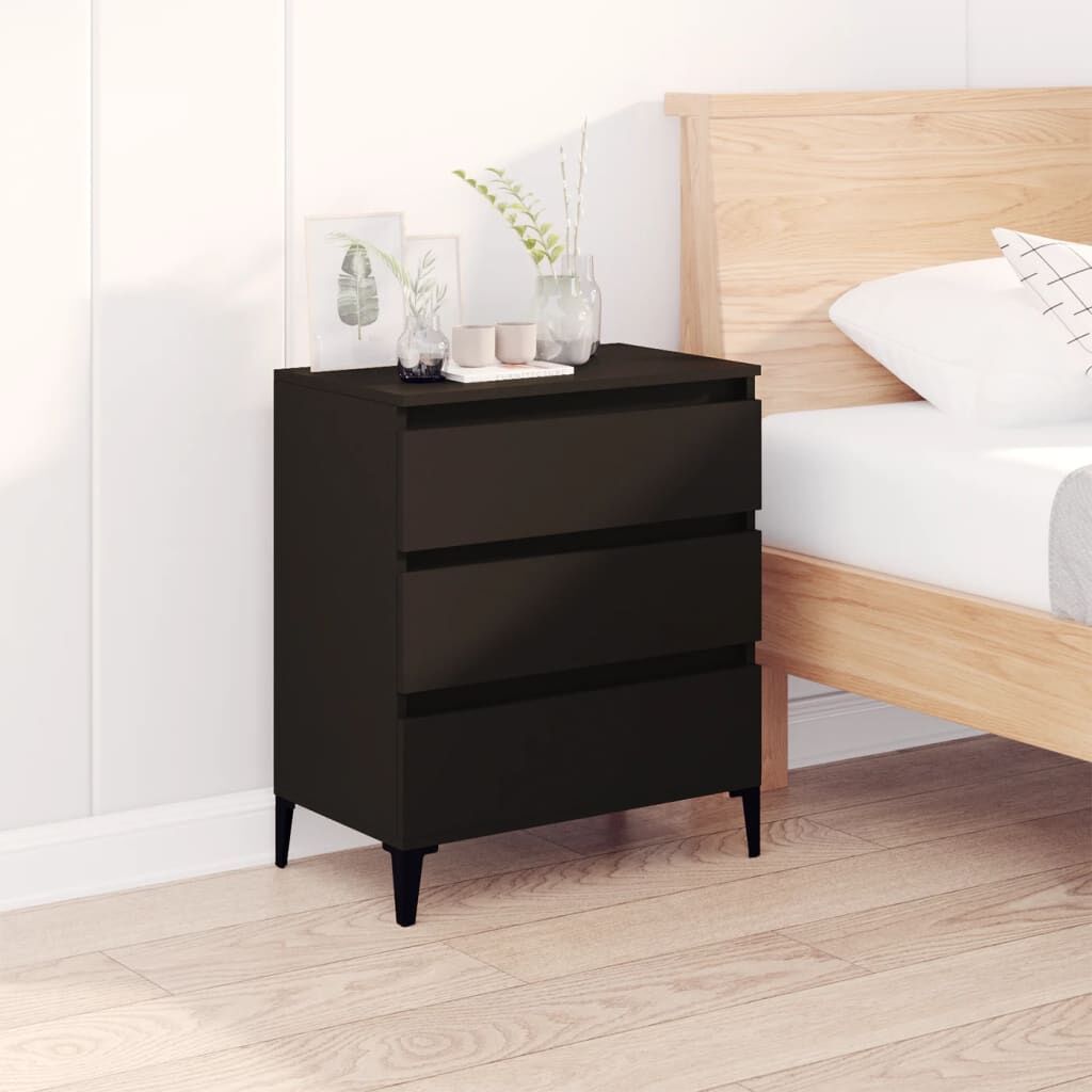 Sideboard Black 60x35x70 cm Engineered Wood Sideboard Black 60x35x70 cm Engineered Wood