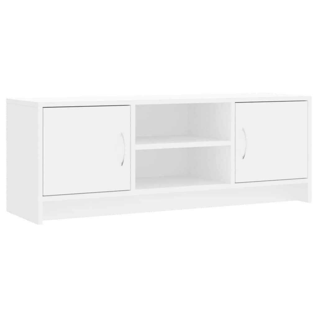 TV Cabinet White 102x30x37.5 cm Engineered Wood TV Cabinet White 102x30x37.5 cm Engineered Wood