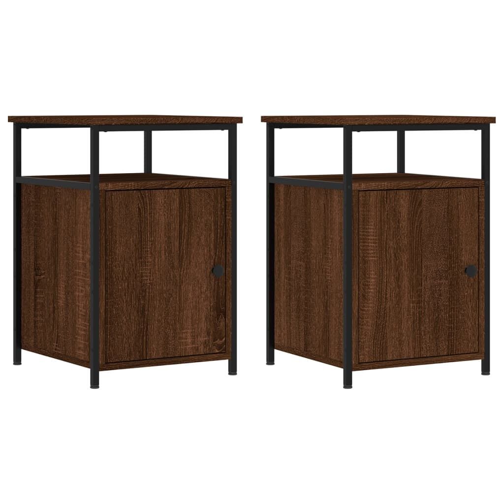 Bedside Cabinets 2 pcs Brown Oak 40x42x60 cm Engineered Wood Bedside Cabinets 2 pcs Brown Oak 40x42x60 cm Engineered Wood