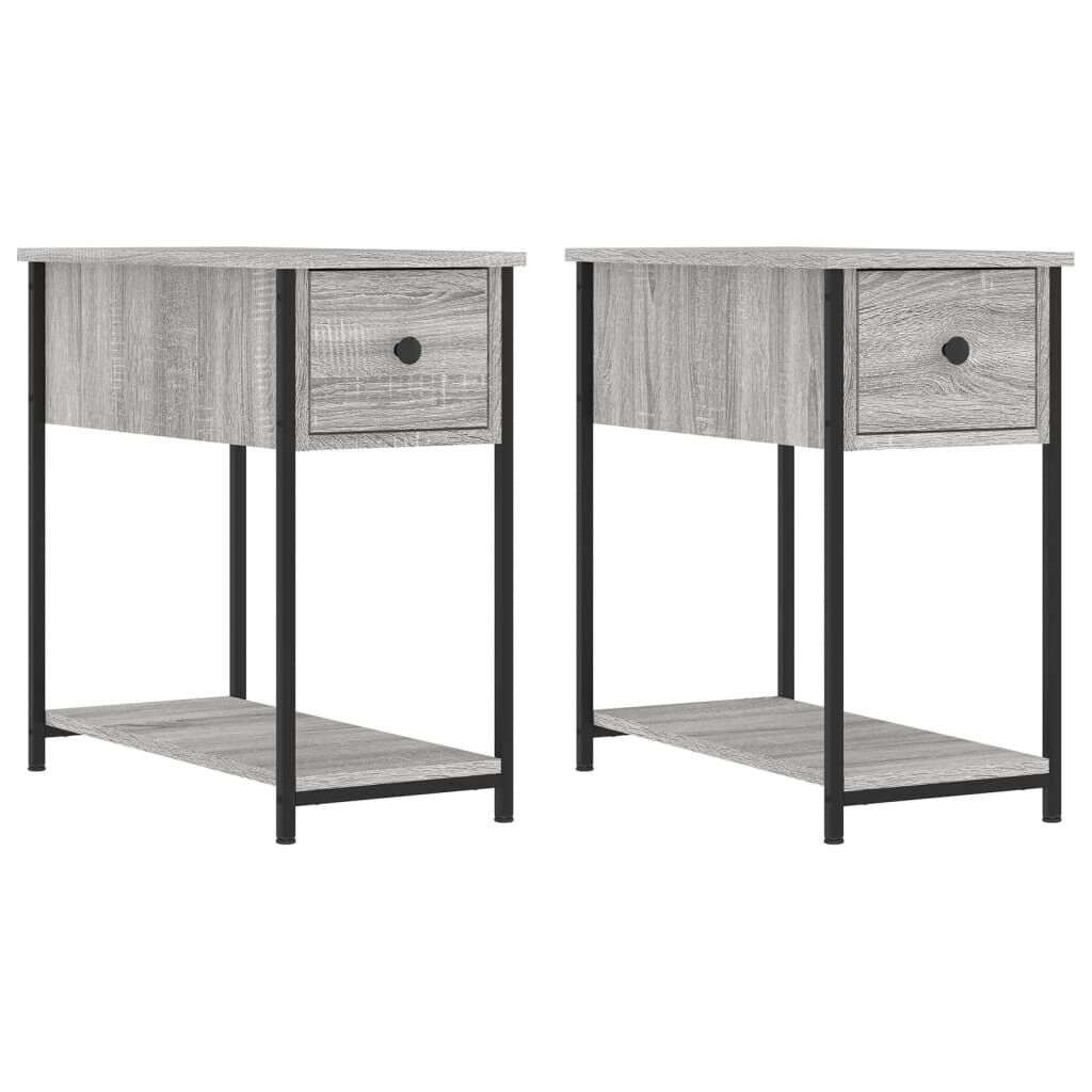 Bedside Cabinets 2 pcs Grey Sonoma 30x60x60 cm Engineered Wood Bedside Cabinets 2 pcs Grey Sonoma 30x60x60 cm Engineered Wood