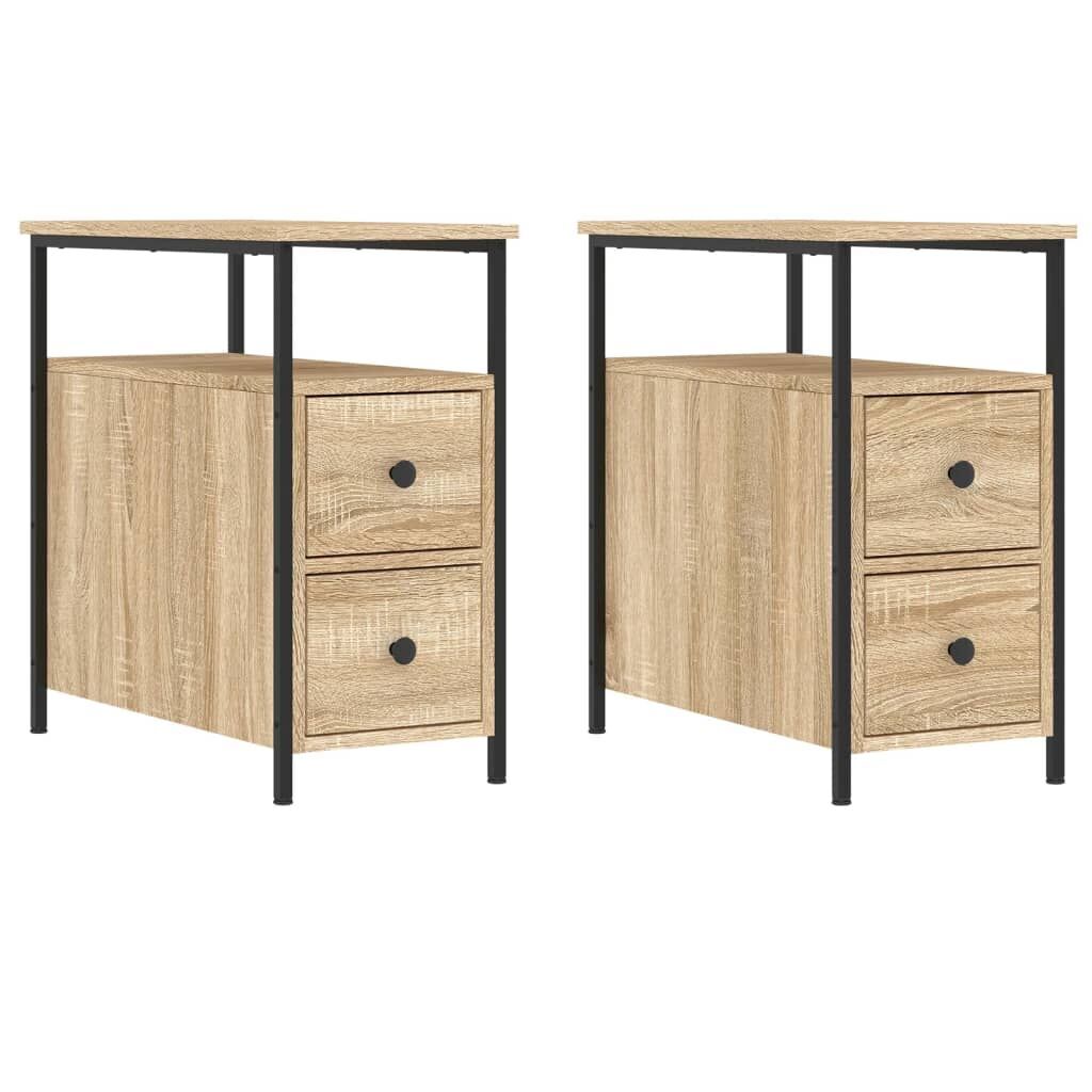 Bedside Cabinets 2 pcs Sonoma Oak 30x60x60 cm Engineered Wood Bedside Cabinets 2 pcs Sonoma Oak 30x60x60 cm Engineered Wood