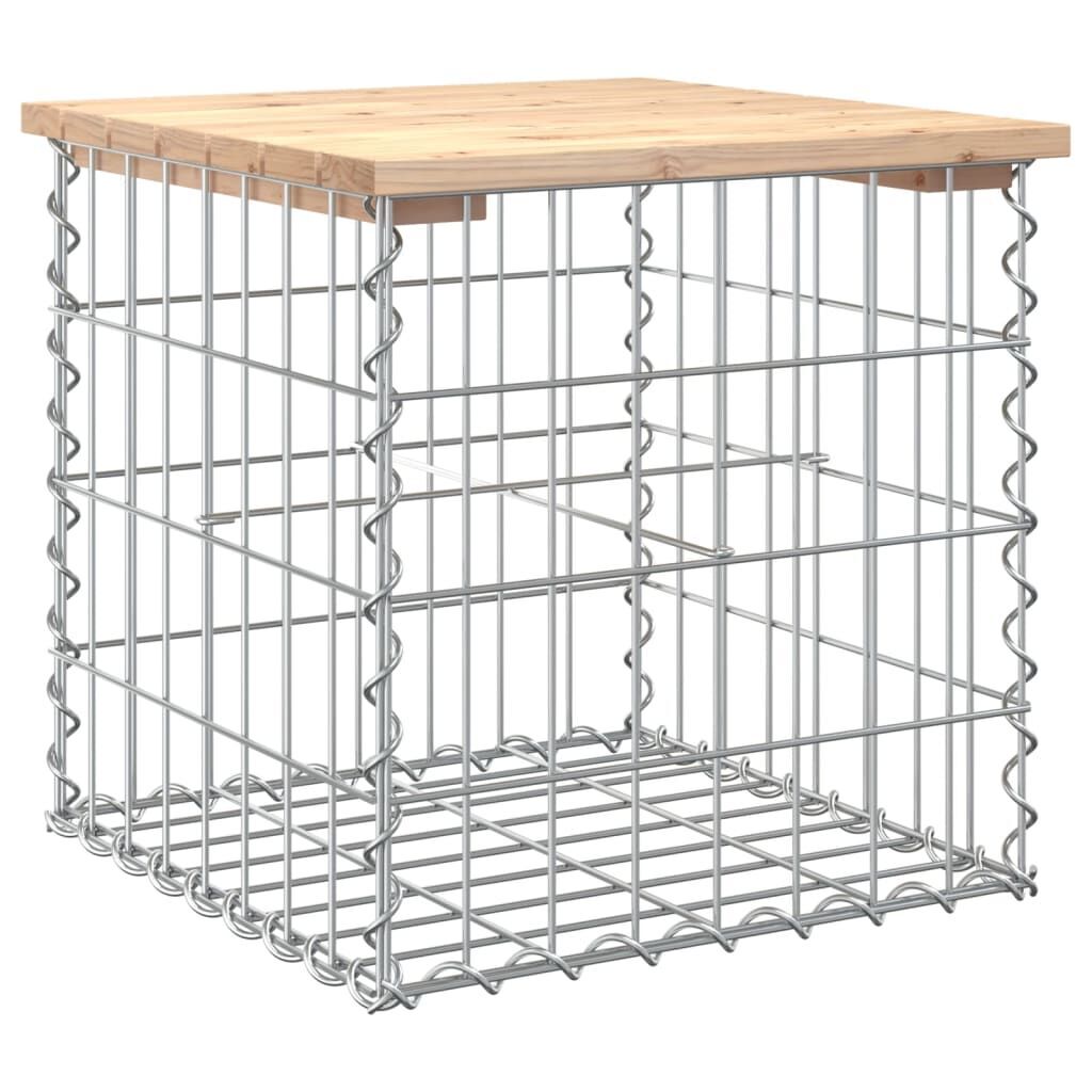 Garden Bench Gabion Design 43x44x42 cm Solid Wood Pine Garden Bench Gabion Design 43x44x42 cm Solid Wood Pine