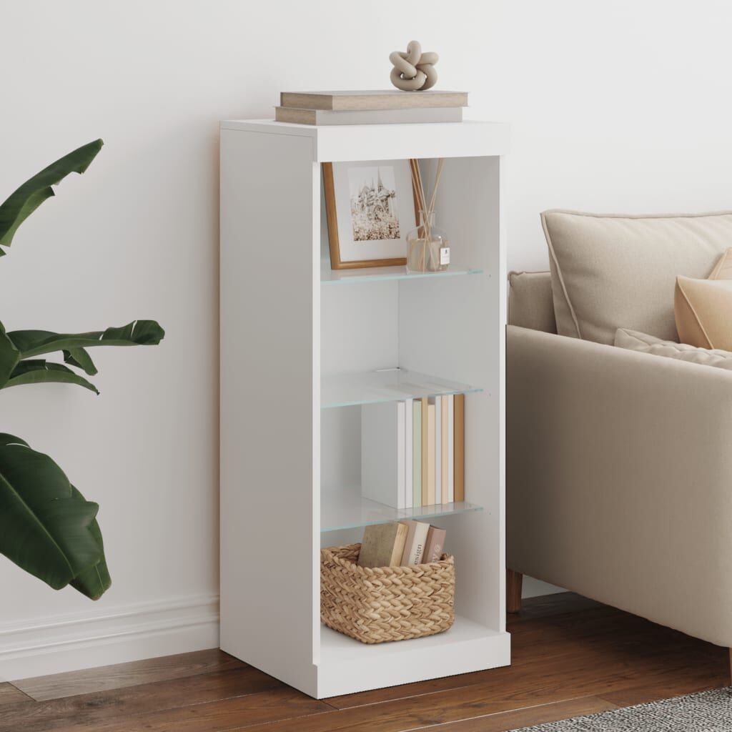 Sideboard with LED Lights White 41x37x100 cm Sideboard with LED Lights White 41x37x100 cm