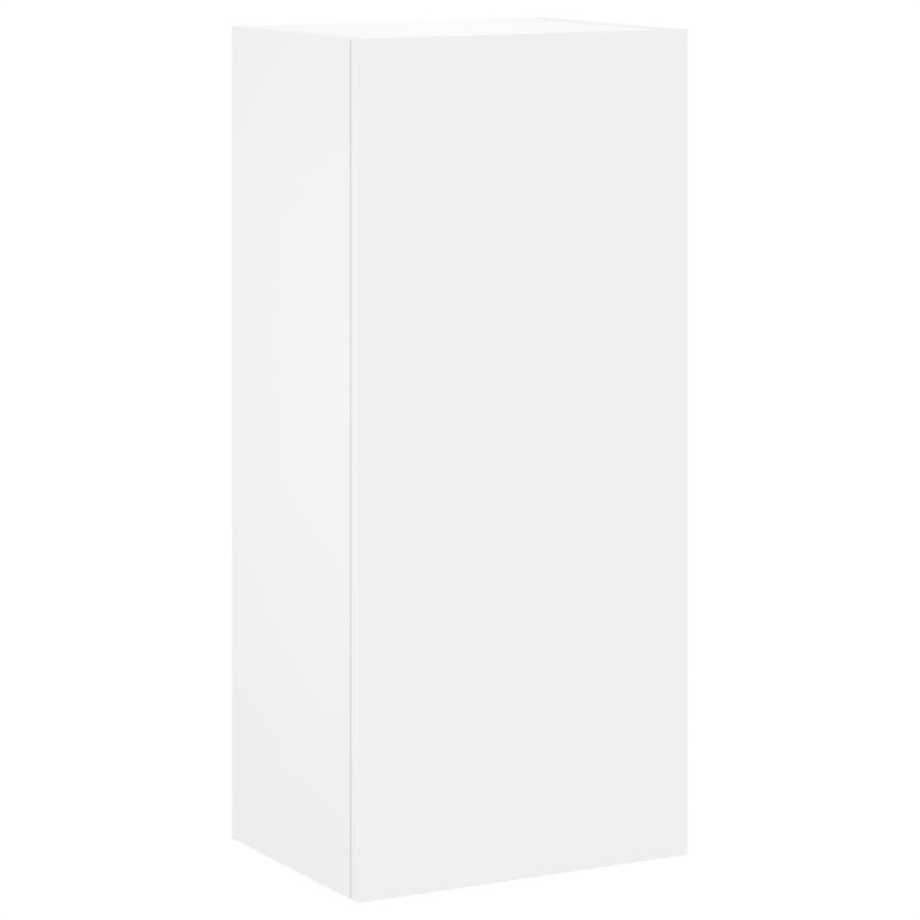 TV Wall Cabinet White 40.5x30x90 cm Engineered Wood TV Wall Cabinet White 40.5x30x90 cm Engineered Wood
