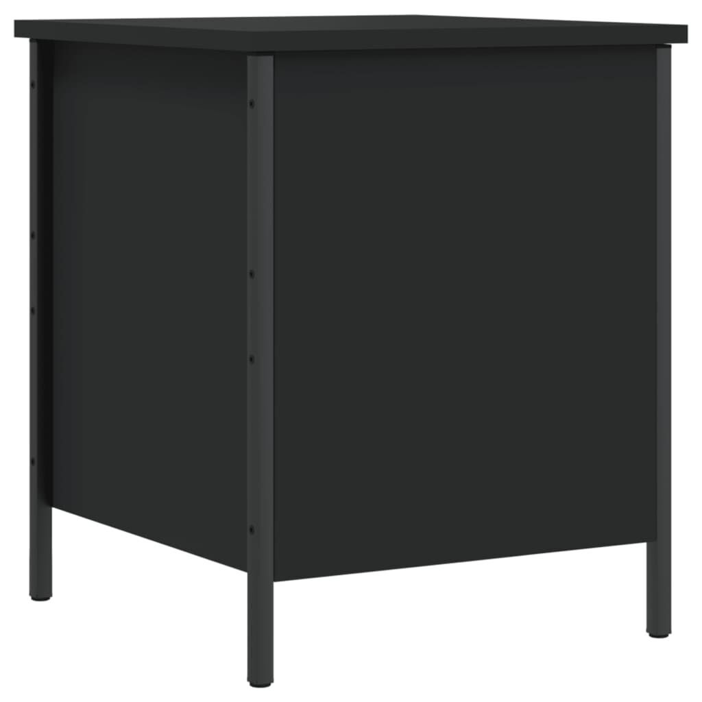 Storage Bench Black 40x42.5x50 cm Engineered Wood Storage Bench Black 40x42.5x50 cm Engineered Wood