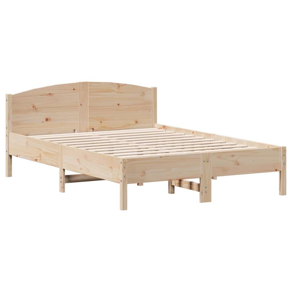 Bed Frame without Mattress 135x190 cm Solid Wood Pine Bed Frame without Mattress 135x190 cm Solid Wood Pine