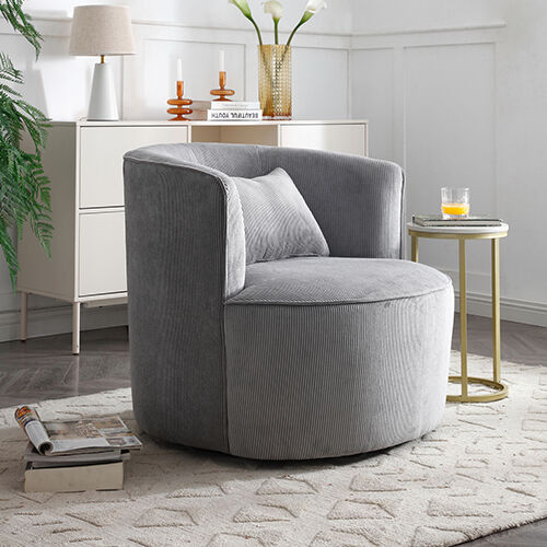Miami Fabric Arm Chair Grey Miami Fabric Arm Chair Grey