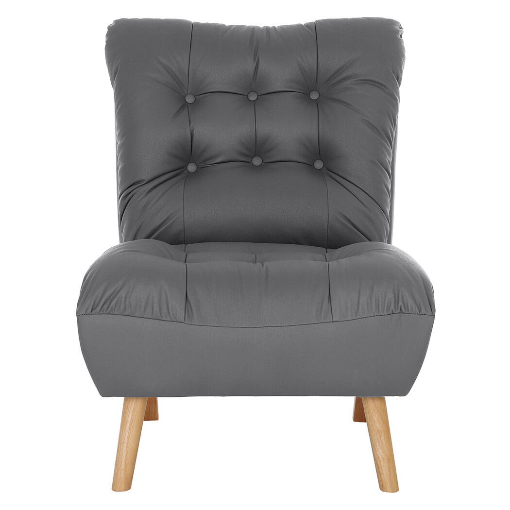 Accent Chair Sofa Recliner Adjustable Grey Accent Chair Sofa Recliner Adjustable Grey