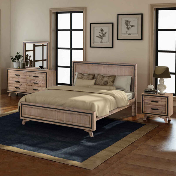 Seashore Silver Brush 4 Pcs King Bedroom DRS Suite Seashore Silver Brush 4 Pcs King Bedroom DRS Suite