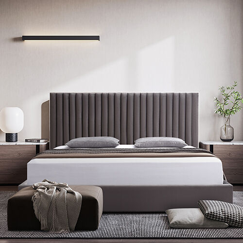 Hillsdale Bed Frame Queen Grey Standard Fabric Hillsdale Bed Frame Queen Grey Standard Fabric