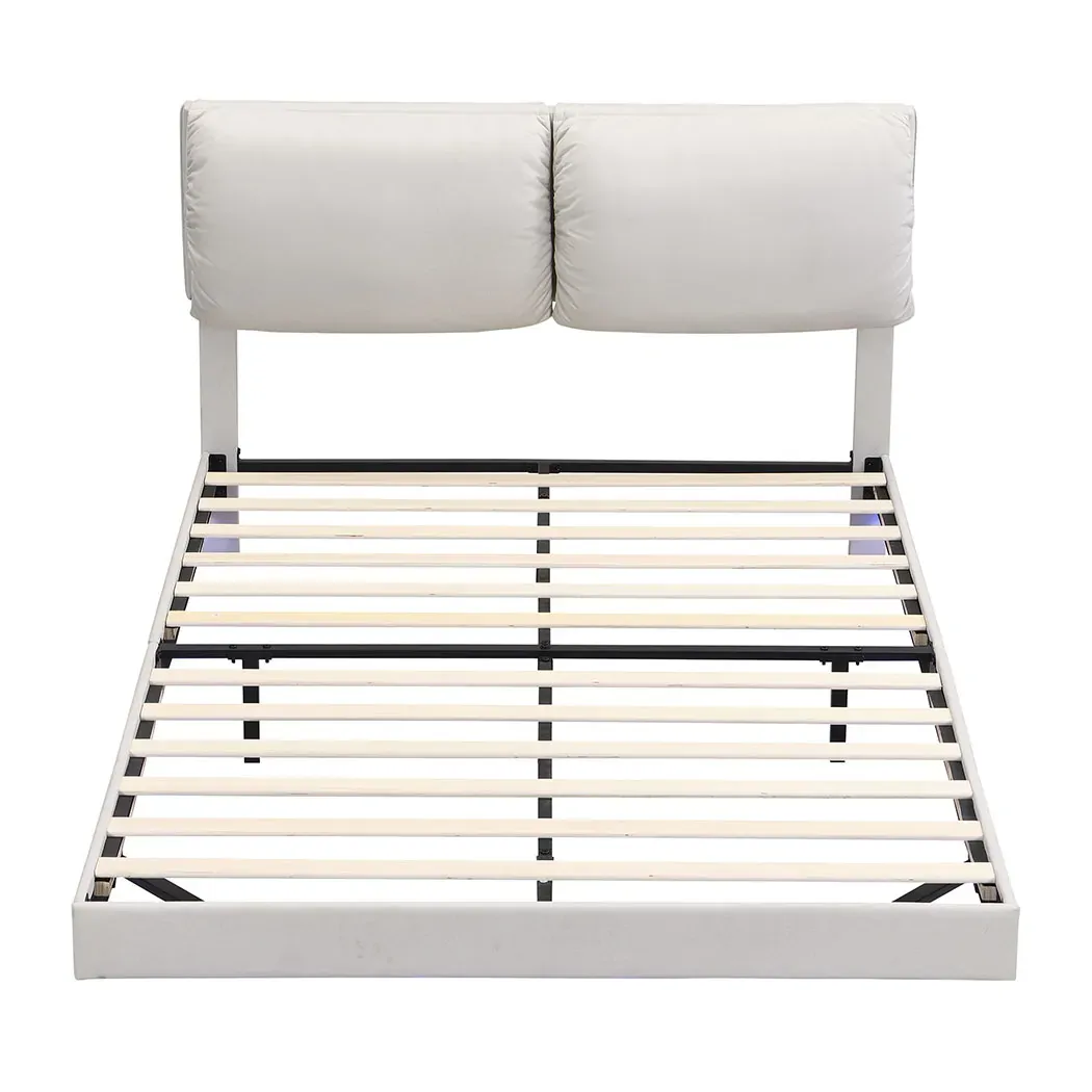 levede double floating bed frame levede double floating bed frame