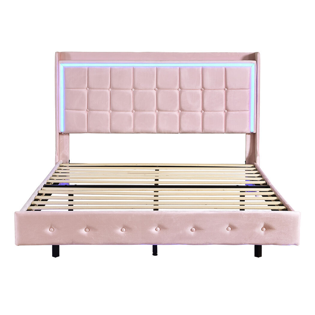 Levede Double Floating Bed Frame Levede Double Floating Bed Frame
