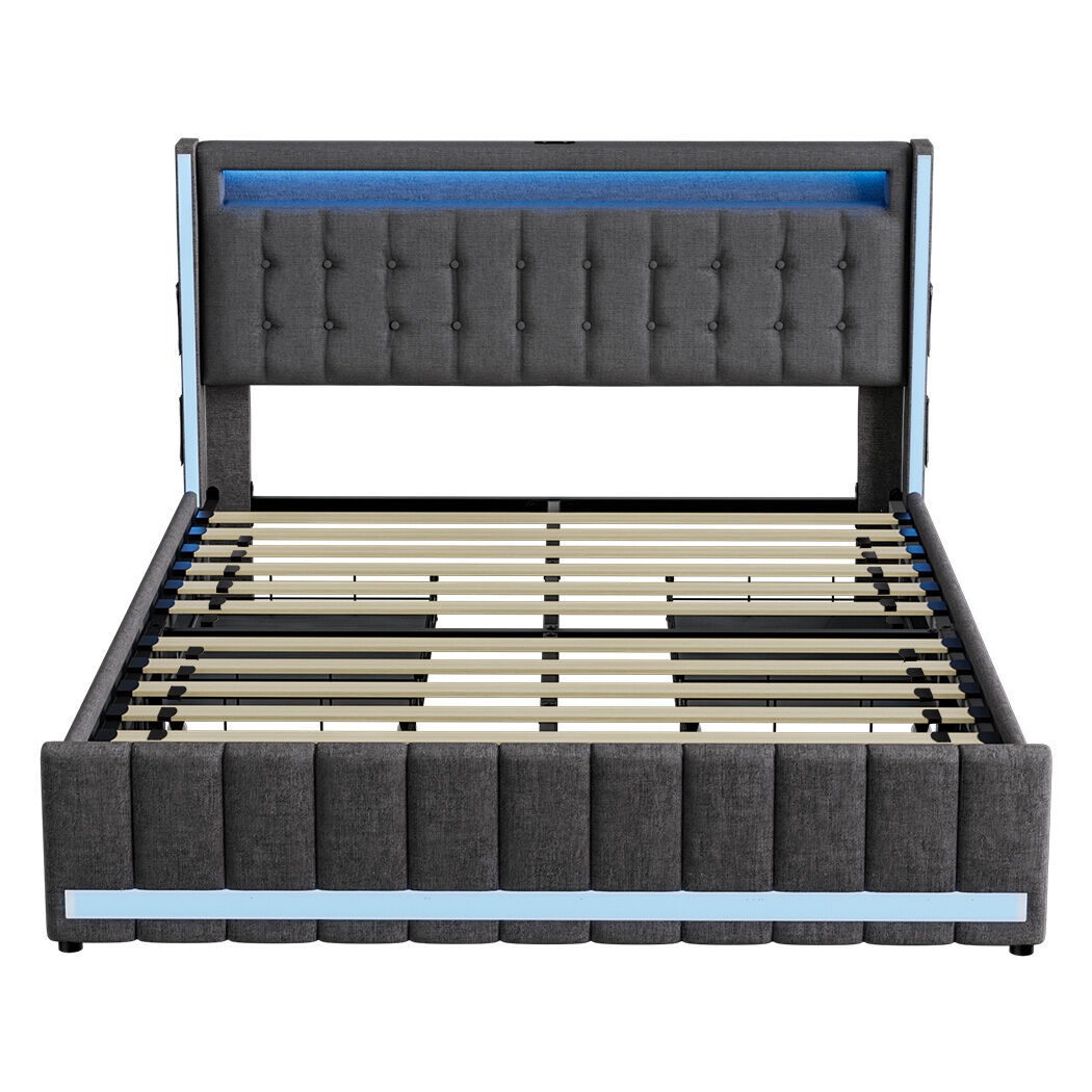 Levede Double Bed Frame Levede Double Bed Frame