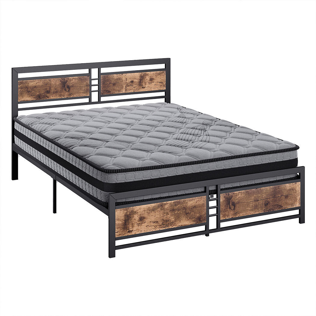 metal bed frame mattress base set wood double metal bed frame mattress base set wood double
