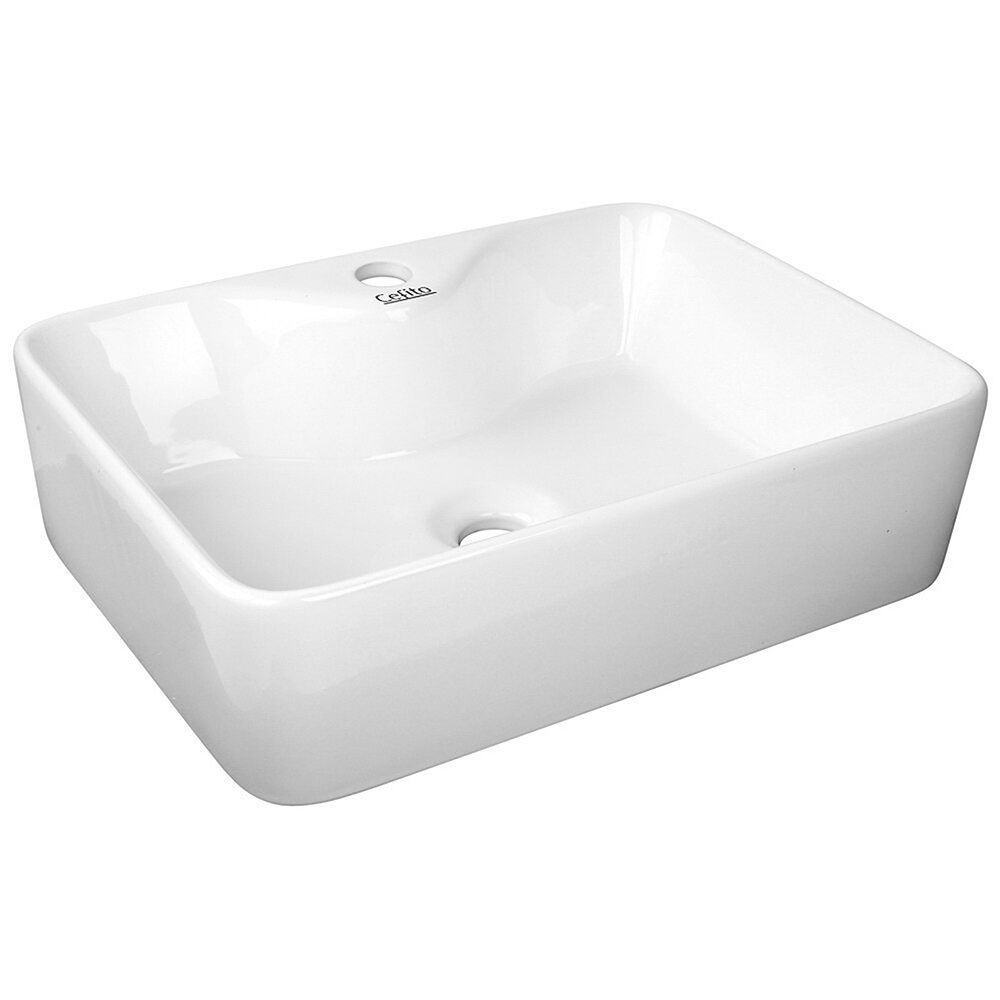 Bathroom Basin Ceramic Vanity Sink Hand Wash Bowl 48x38cm Bathroom Basin Ceramic Vanity Sink Hand Wash Bowl 48x38cm