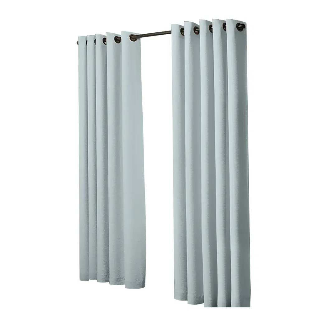 2x blockout curtains panels 3 layers green 2x blockout curtains panels 3 layers green
