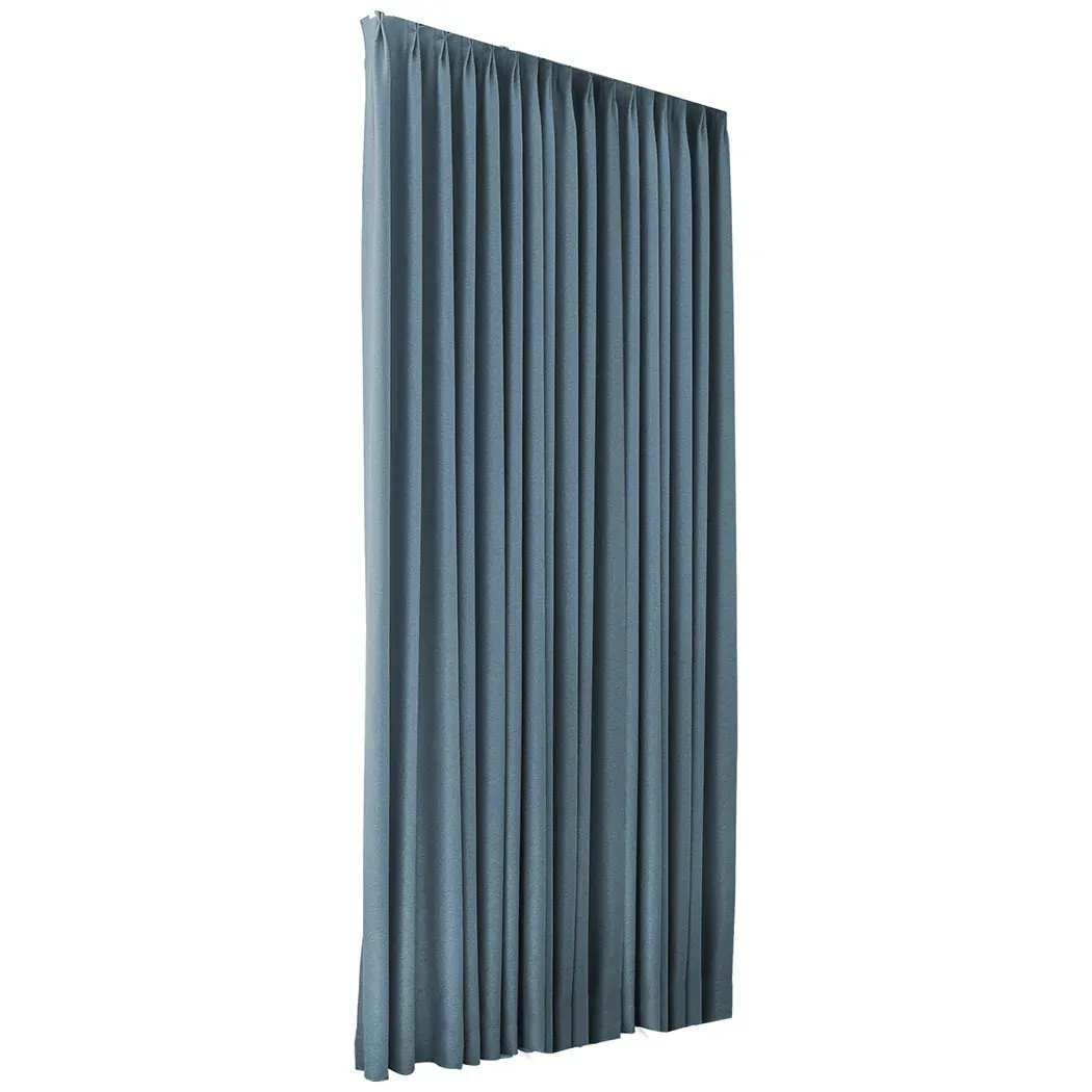 2xblockout curtains chenille 180x250 blue cd1016-180x250-dg 2xblockout curtains chenille 180x250 blue cd1016-180x250-dg
