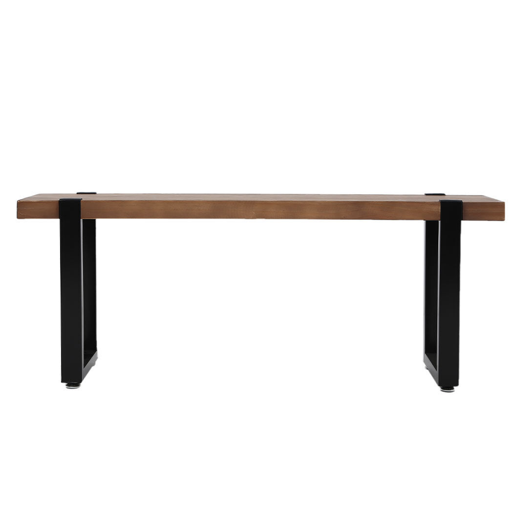 2x Dining Bench Chairs Wooden 140cm 2x Dining Bench Chairs Wooden 140cm