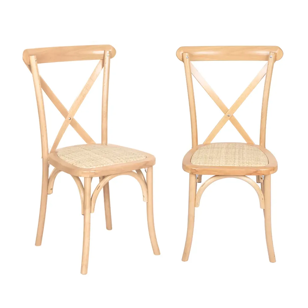 2x dining chairs kitchen table chair natural wood rattan seat cafe lounge 2x dining chairs kitchen table chair natural wood rattan seat cafe lounge