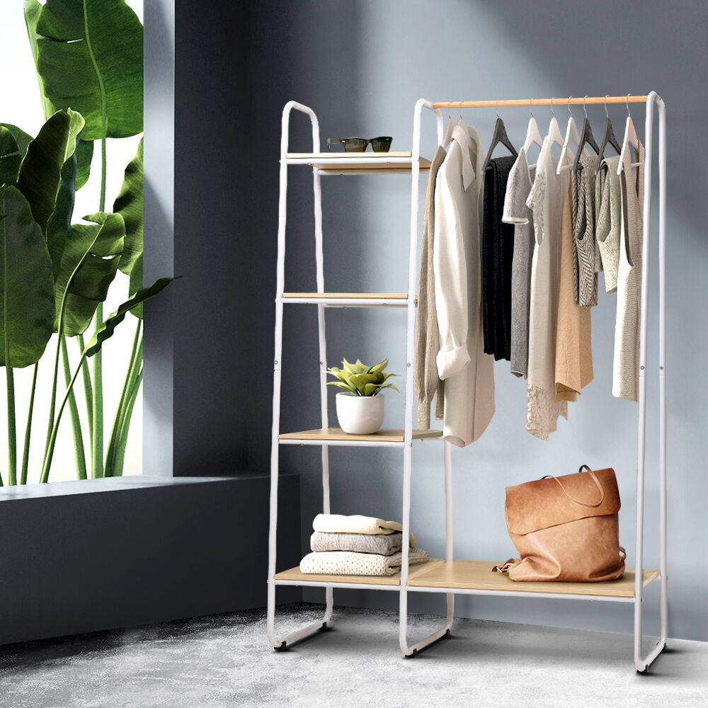 Artiss Wardrobe Clothes Rack Airer Coat Stand 150cm Artiss Wardrobe Clothes Rack Airer Coat Stand 150cm