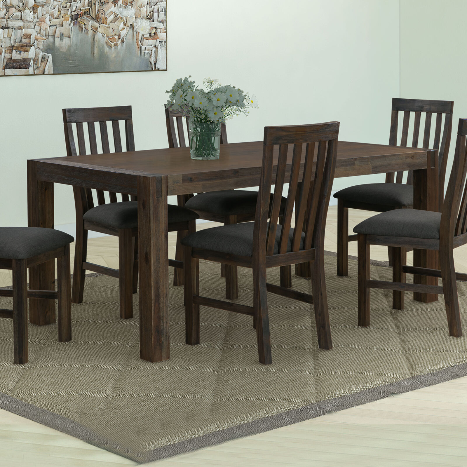Nowra Dining Table Medium Chocolate Nowra Dining Table Medium Chocolate
