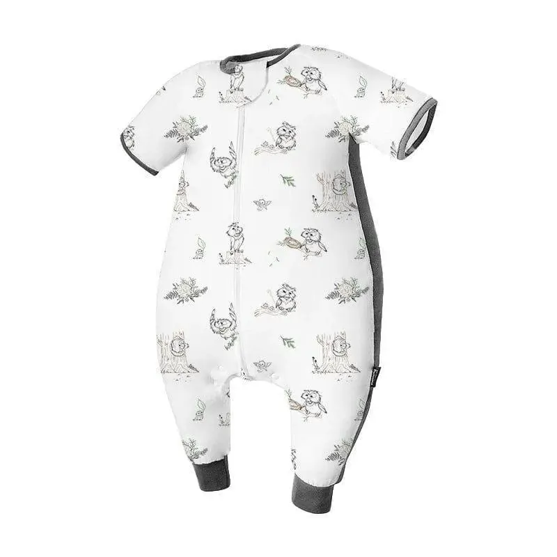 Bamboo Short Sleeve Sleep Sack with Feet - 0.6 Tog Bamboo Short Sleeve Sleep Sack with Feet - 0.6 Tog
