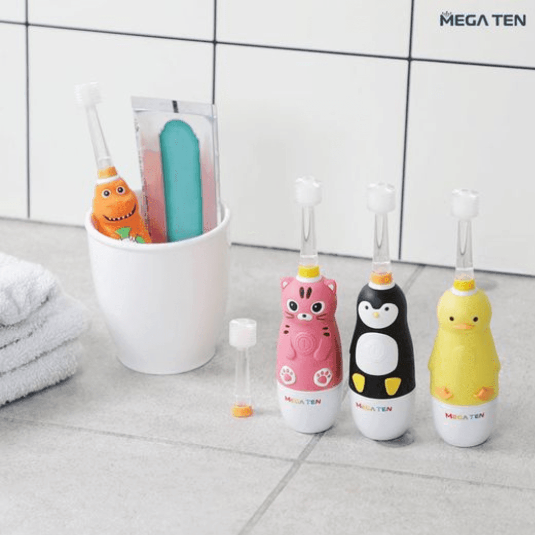 360-Degree Kids Electric Toothbrush with LED Light 1-4 Yrs Monkey 360-Degree Kids Electric Toothbrush with LED Light 1-4 Yrs Monkey
