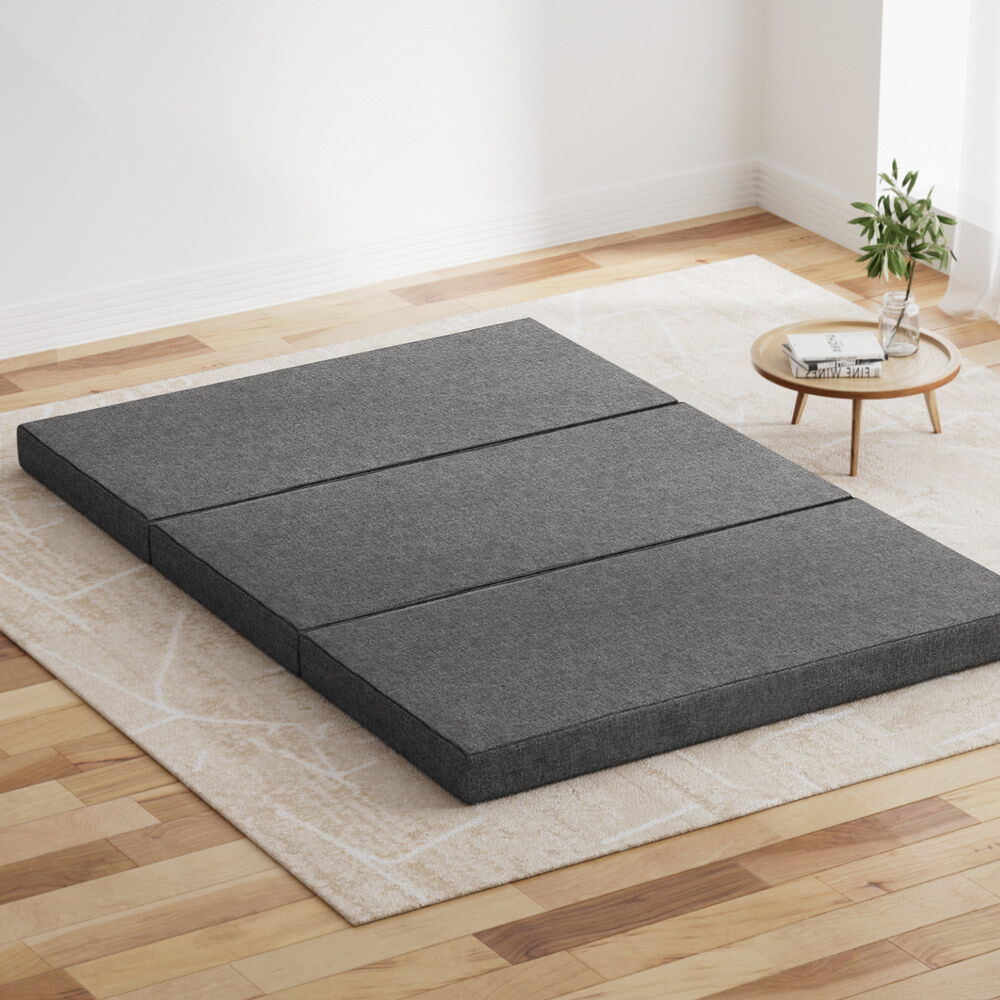 Giselle Bedding Foldable Mattress Folding Foam Double Grey Giselle Bedding Foldable Mattress Folding Foam Double Grey